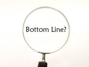 bottom line