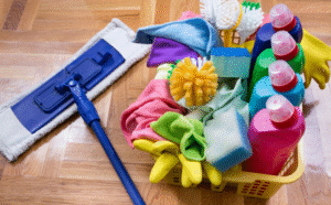 Which are the top products used in office cleaning