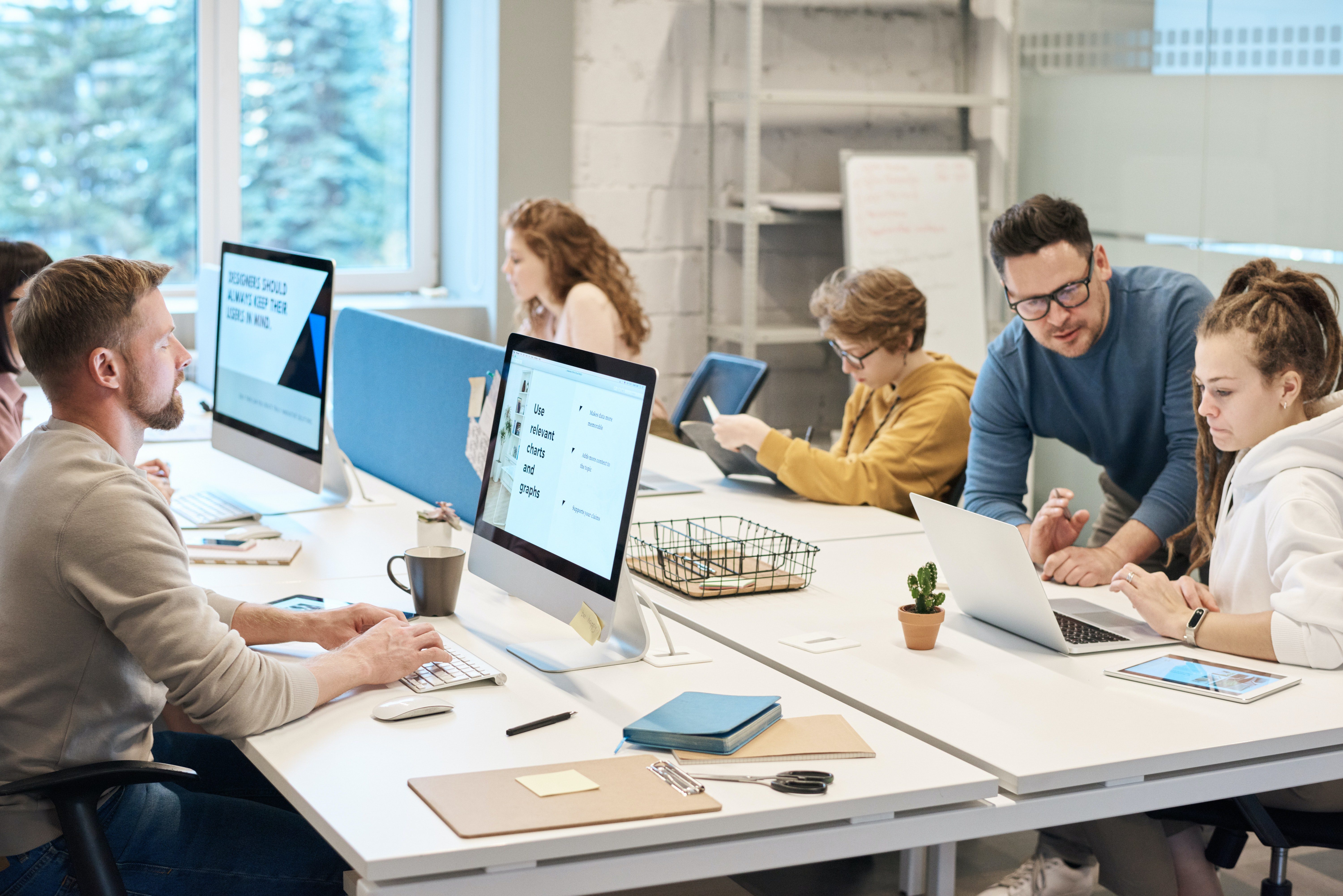 Colleagues in an office