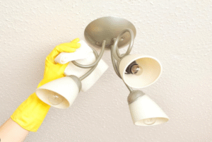 How to Clean Light Bulbs and Lighting Fixtures