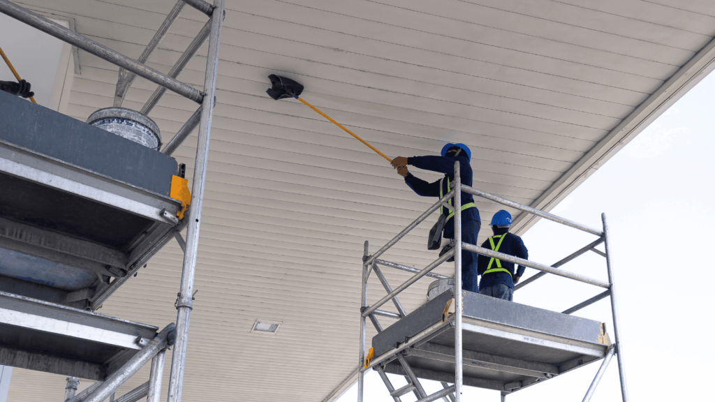 hiring professionals to clean your ceilings