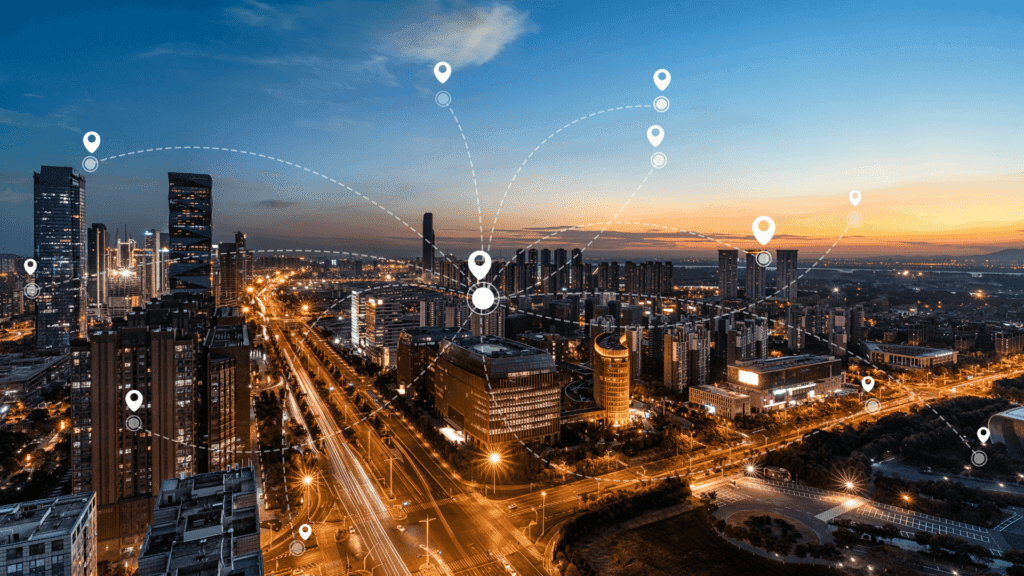 network data and connections for office designing