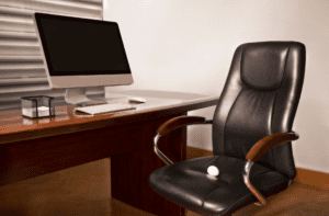 keeping office chair clean