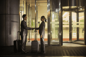 keeping office entryways presentable