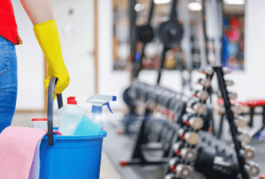 cleaning local gym