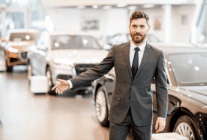 representative selling cars