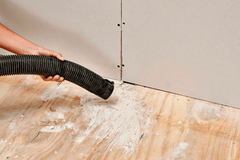 How to Efficiently Clean Drywall Dust in a New Building