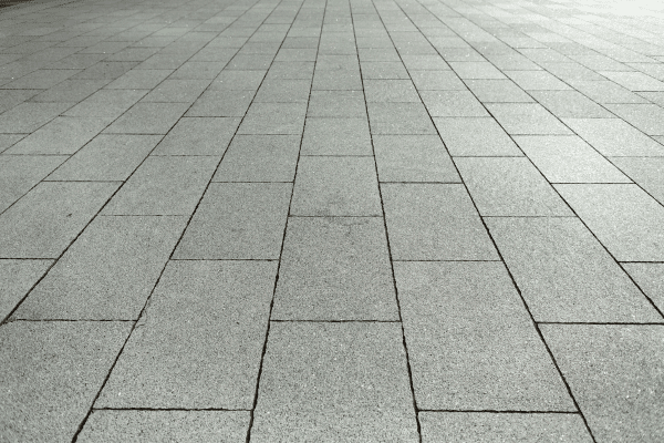 unsealed concrete floor