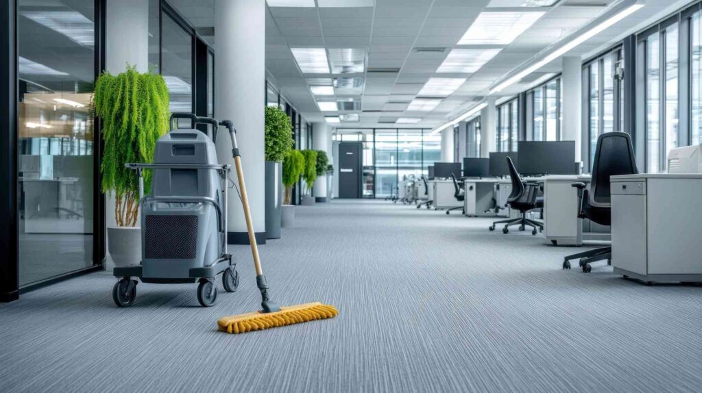 How is technology changing office cleaning