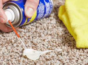 Removing Gum, Wax, and Sticky Residues from Office Carpets
