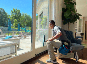 Compr. ehensive interior and exterior window and glass cleaning