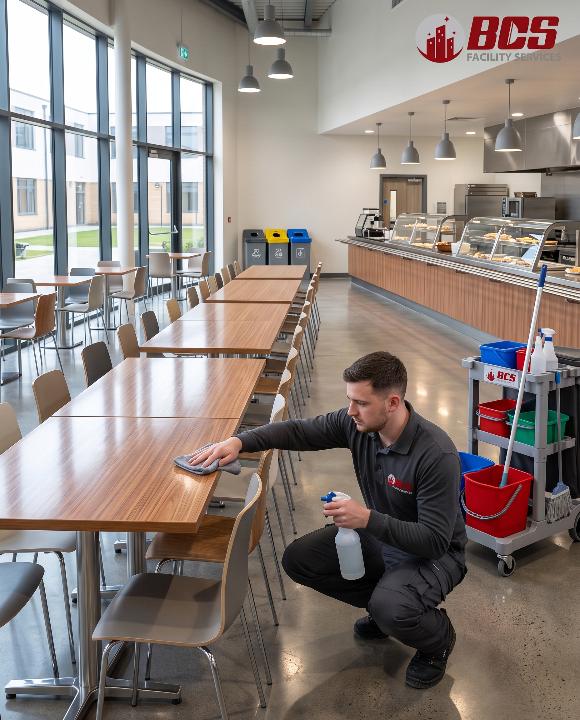 Avon School Cleaning Checklist for Cafeterias Before and After Lunch