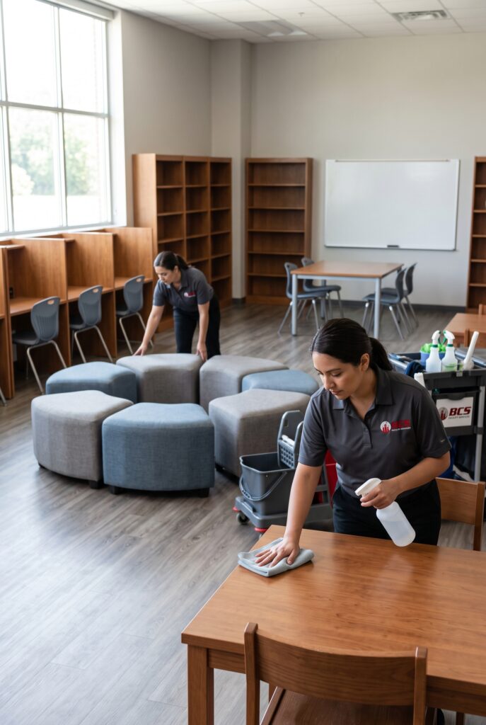 Shared Space Cleaning After Plainville School Layout Changes