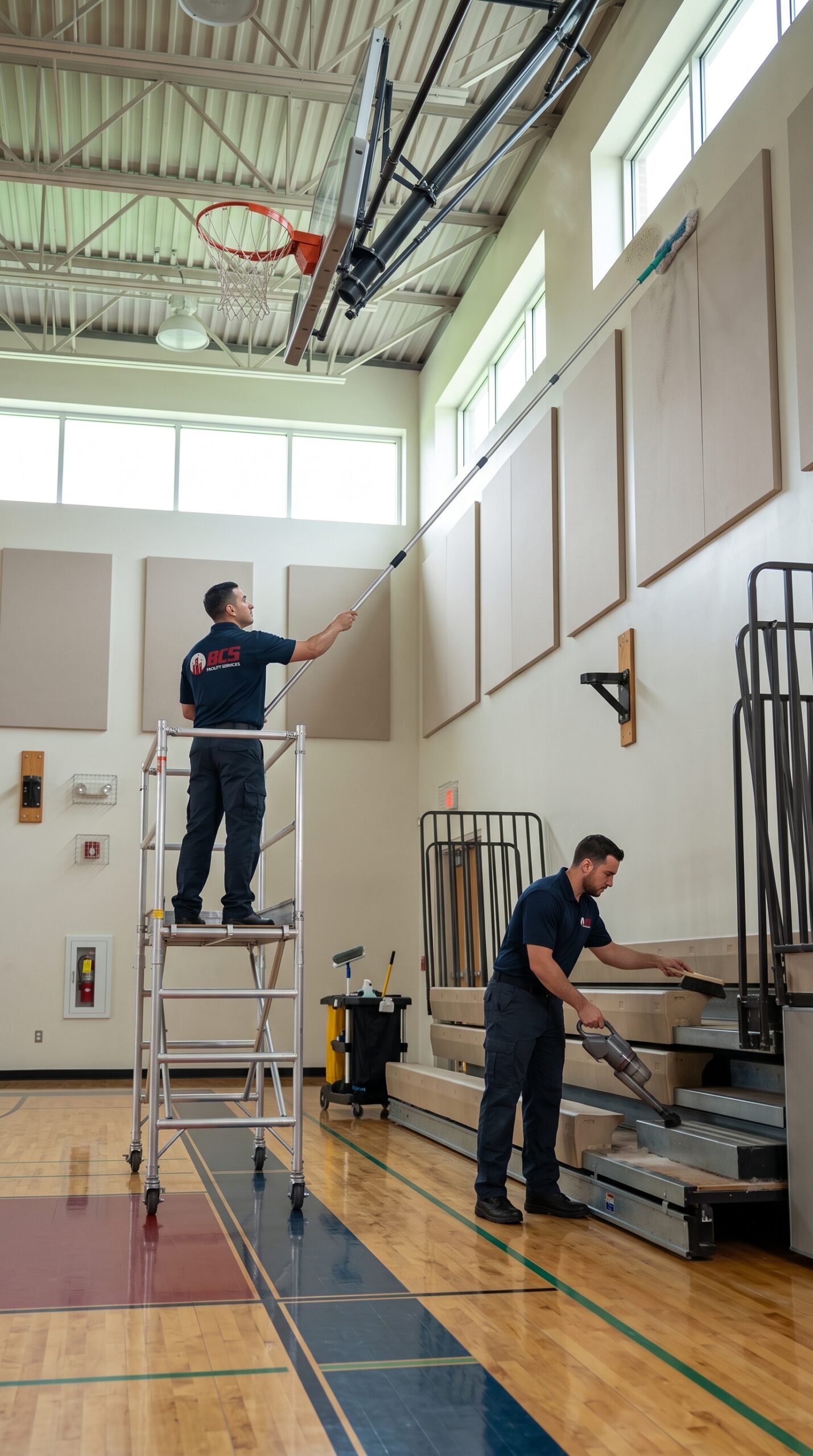 Tolland Educational Facility Care Managing Hard-to-Reach Interior Areas